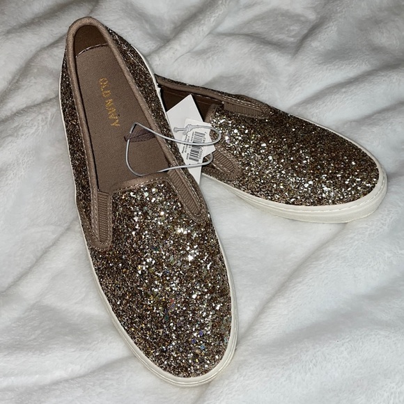 old navy glitter sneakers